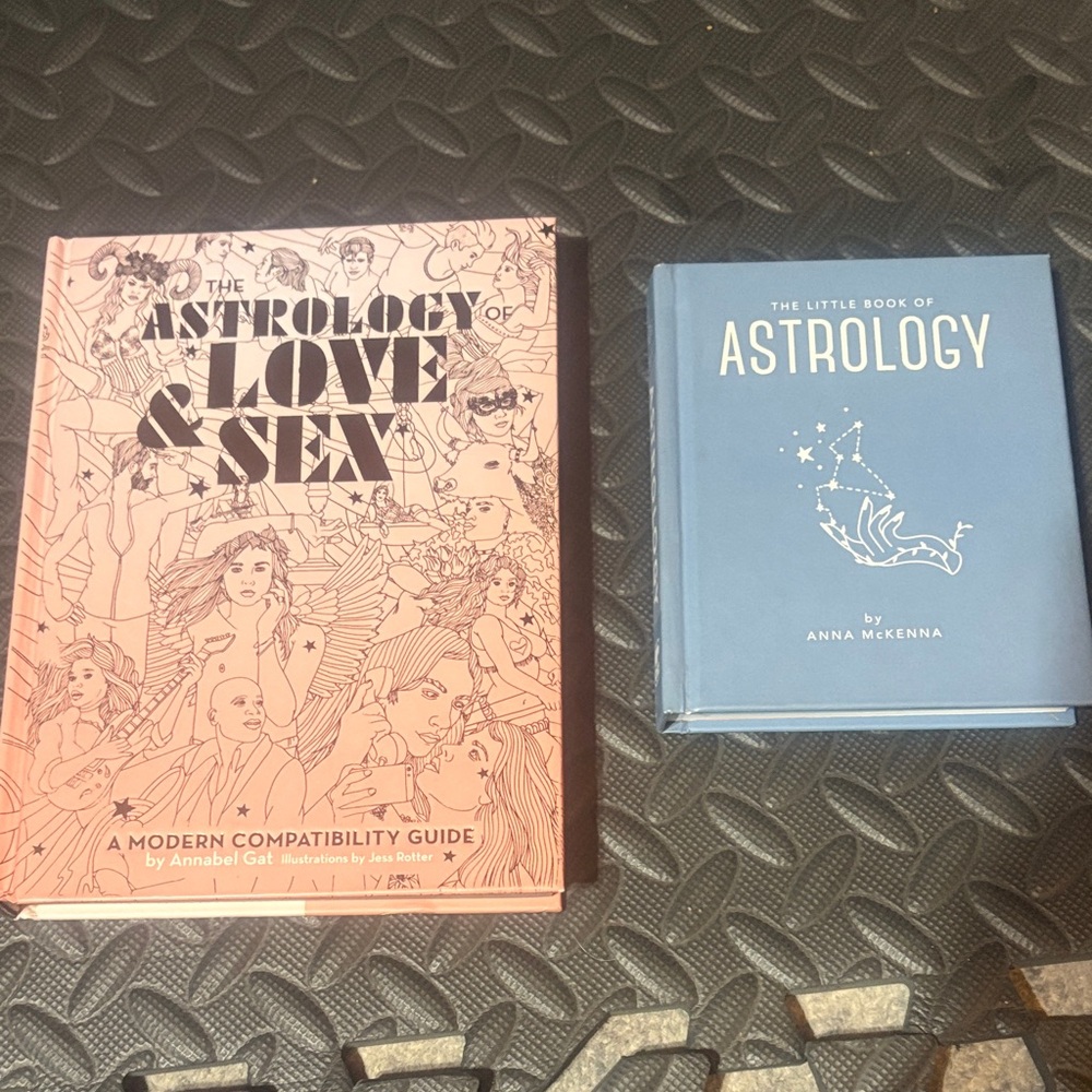 Spiritual Gangster Astrology Book Set - Coral and Blue